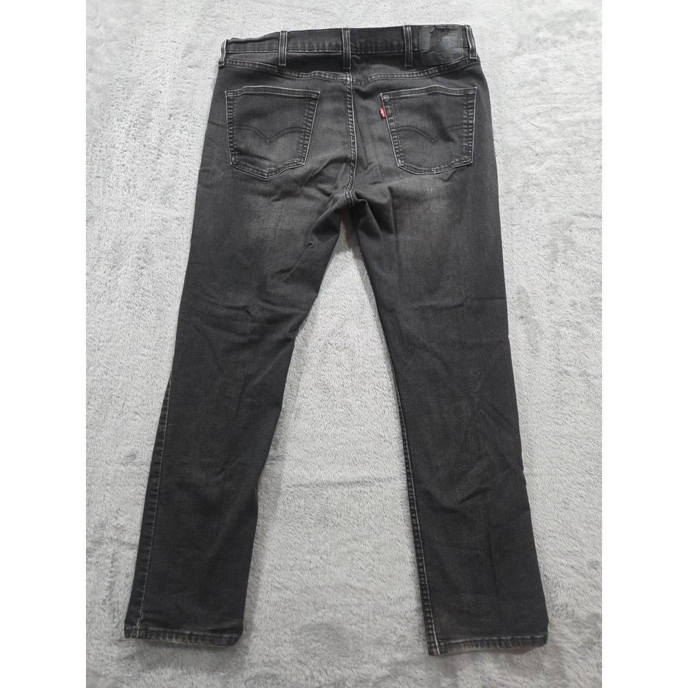 levis‎ 511 slim fit jeans Black  Wash  Stretch Men's Sz 38x30  Zip Stretch - Picture 6 of 16